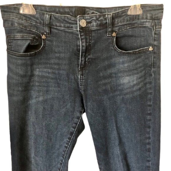 Kut from the Kloth Skinny Stretch Jeans - Dark Wash - 12 - Picture 3 of 14